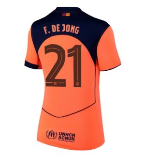 FC Barcelona Frenkie de Jong #21 Derde tenue Dames 2025-26 Korte Mouw