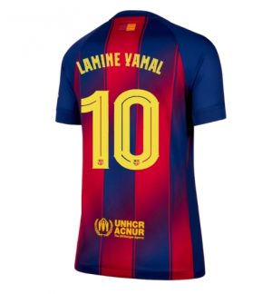 FC Barcelona Lamine Yamal #10 Thuis tenue Dames 2025-26 Korte Mouw