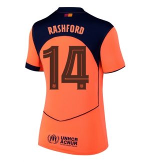 FC Barcelona Marcus Rashford #14 Derde tenue Dames 2025-26 Korte Mouw