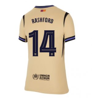 FC Barcelona Marcus Rashford #14 Uit tenue Dames 2025-26 Korte Mouw