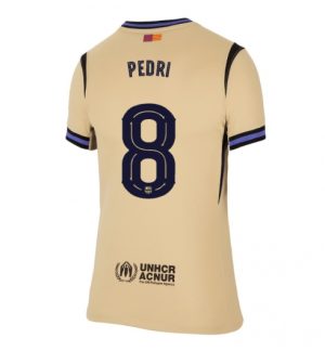 FC Barcelona Pedri Gonzalez #8 Uit tenue Dames 2025-26 Korte Mouw