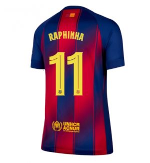 FC Barcelona Raphinha Belloli #11 Thuis tenue Dames 2025-26 Korte Mouw
