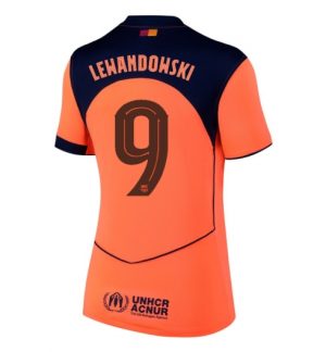 FC Barcelona Robert Lewandowski #9 Derde tenue Dames 2025-26 Korte Mouw
