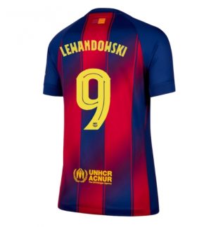 FC Barcelona Robert Lewandowski #9 Thuis tenue Dames 2025-26 Korte Mouw