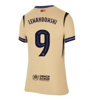 FC Barcelona Robert Lewandowski #9 Uit tenue Dames 2025-26 Korte Mouw