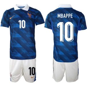 Frankrijk WK 2026 Thuistenue Heren – Kylian Mbappé #10 Voetbalshirt + Shorts