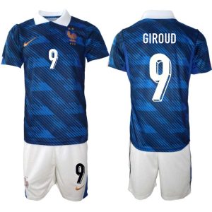 Frankrijk WK 2026 Thuistenue Heren – Olivier Giroud #9 Voetbalshirt + Shorts Frankrijk WK 2026 Thuistenue Heren – Olivier Giroud #9 Voetbalshirt + Shorts