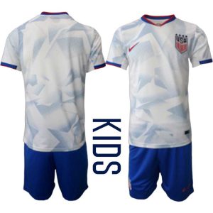 Verenigde Staten WK 2026 Thuistenue Kinderen – Voetbalshirt + Shorts