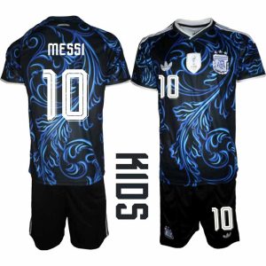 Argentinië Uittenue WK 2026 Kinderen – Lionel Messi #10 Voetbalshirt + Shorts Set