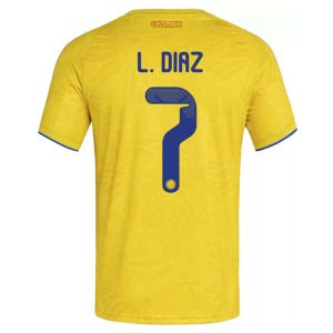 Colombia Thuisshirt WK 2026 Heren – Luis Díaz #7 Voetbalshirt