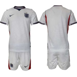 Engeland Thuistenue WK 2026 Heren – Voetbalshirt + Shorts Set