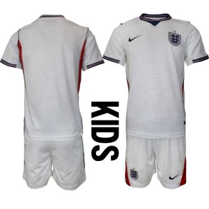 Engeland Thuistenue WK 2026 Kinderen – Voetbalshirt + Shorts Set