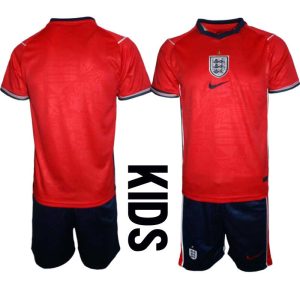 Engeland Uittenue WK 2026 Kinderen – Voetbalshirt + Shorts Set