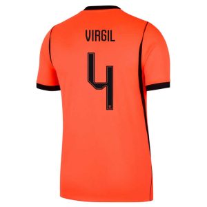 Nederland Thuisshirt WK 2026 Heren – Virgil van Dijk #4 Voetbalshirt