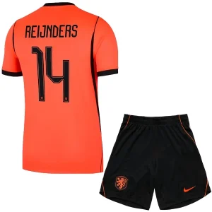 Nederland Thuistenue WK 2026 Kinderen – Tijjani Reijnders #14 Voetbalshirt + Shorts Set