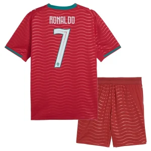 Portugal Thuistenue WK 2026 Kinderen – Cristiano Ronaldo #7 Voetbalshirt + Shorts Set