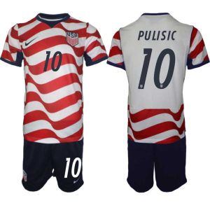 Verenigde Staten Thuistenue WK 2026 Heren – Christian Pulisic #10 Voetbalshirt + Shorts Set