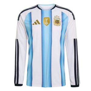 Argentinië WK 2026 Thuisshirt Heren Lange Mouw Voetbalshirt