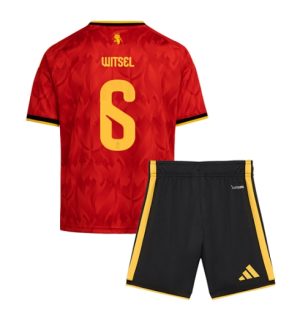 België Axel Witsel #6 Thuis tenue Kids WK 2026 Voetbalshirt + Shorts Set België Axel Witsel #6 Thuis tenue Kids WK 2026 Voetbalshirt + Shorts Set