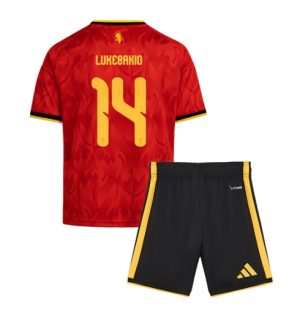 België Dodi Lukebakio #14 Thuis tenue Kids WK 2026 Voetbalshirt + Shorts Set België Dodi Lukebakio #14 Thuis tenue Kids WK 2026 Voetbalshirt + Shorts Set