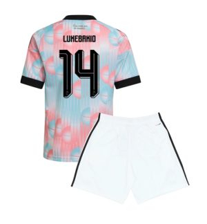 België Dodi Lukebakio #14 Uit tenue Kids WK 2026 Voetbalshirt + Shorts Set