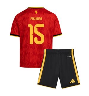 België Thomas Meunier #15 Thuis tenue Kids WK 2026 Voetbalshirt + Shorts Set België Thomas Meunier #15 Thuis tenue Kids WK 2026 Voetbalshirt + Shorts Set