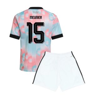 België Thomas Meunier #15 Uit tenue Kids WK 2026 Voetbalshirt + Shorts Set