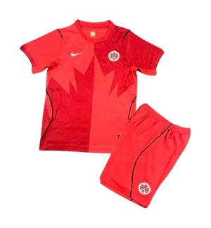 Canada Thuis tenue Kids WK 2026 Voetbalshirt + Shorts Set Canada Thuis tenue Kids WK 2026 Voetbalshirt + Shorts Set