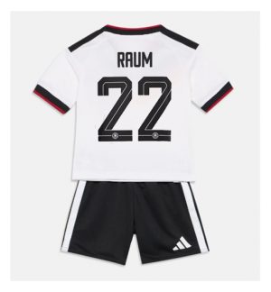 Duitsland David Raum #22 Thuis tenue Kids WK 2026 Voetbalshirt + Shorts Set
