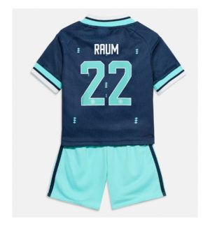 Duitsland David Raum #22 Uit tenue Kids WK 2026 Voetbalshirt + Shorts Set