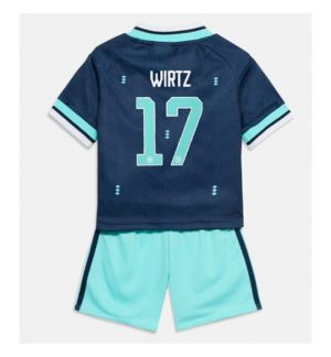Duitsland Florian Wirtz #17 Uit tenue Kids WK 2026 Voetbalshirt + Shorts Set