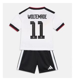 Duitsland Nick Woltemade #11 Thuis tenue Kids WK 2026 Voetbalshirt + Shorts Set