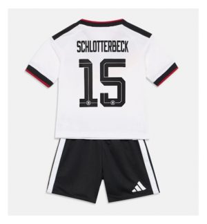 Duitsland Nico Schlotterbeck #15 Thuis tenue Kids WK 2026 Voetbalshirt + Shorts Set