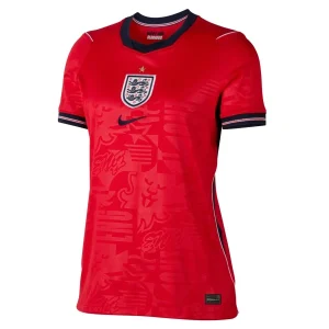 Engeland WK 2026 Uitshirt Dames – Rood Kortemouw Voetbalshirt