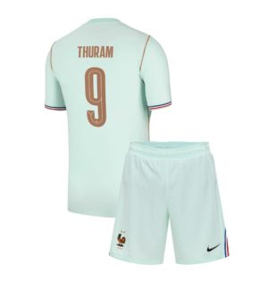 Frankrijk Marcus Thuram #9 Uit tenue Kids WK 2026 Voetbalshirt + Shorts Set