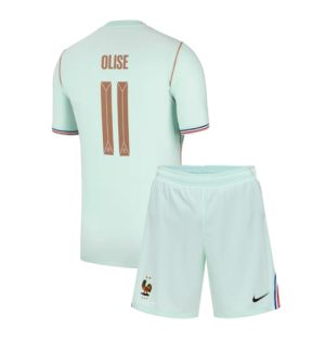 Frankrijk Michael Olise #11 Uit tenue Kids WK 2026 Voetbalshirt + Shorts Set Frankrijk Michael Olise #11 Uit tenue Kids WK 2026 Voetbalshirt + Shorts Set