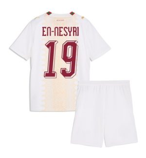 Marokko Youssef En-Nesyri #19 Uit tenue Kids WK 2026 Voetbalshirt + Shorts Set Marokko Youssef En-Nesyri #19 Uit tenue Kids WK 2026 Voetbalshirt + Shorts Set