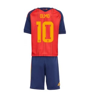 Spanje Dani Olmo #10 Thuis tenue Kids WK 2026 Voetbalshirt + Shorts Set