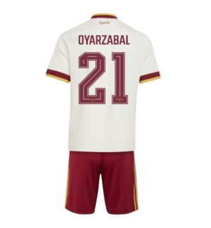 Spanje Mikel Oyarzabal #21 Uit tenue Kids WK 2026 Voetbalshirt + Shorts Set