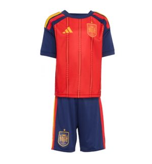 Spanje Thuis tenue Kids WK 2026 Voetbalshirt + Shorts Set Spanje Thuis tenue Kids WK 2026 Voetbalshirt + Shorts Set