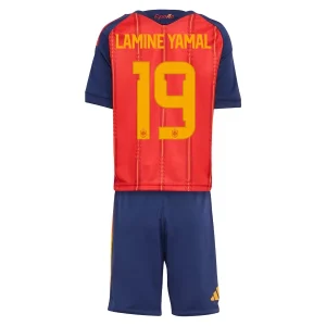 Spanje Thuistenue WK 2026 Kinderen – Lamine Yamal #19 Voetbalshirt + Shorts Set