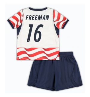 Verenigde Staten Alex Freeman #16 Thuis tenue Kids WK 2026 Voetbalshirt + Shorts Set