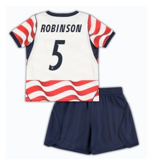 Verenigde Staten Antonee Robinson #5 Thuis tenue Kids WK 2026 Voetbalshirt + Shorts Set Verenigde Staten Antonee Robinson #5 Thuis tenue Kids WK 2026 Voetbalshirt + Shorts Set