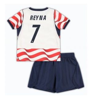 Verenigde Staten Giovanni Reyna #7 Thuis tenue Kids WK 2026 Voetbalshirt + Shorts Set Verenigde Staten Giovanni Reyna #7 Thuis tenue Kids WK 2026 Voetbalshirt + Shorts Set