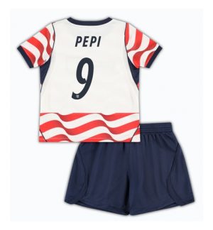 Verenigde Staten Ricardo Pepi #9 Thuis tenue Kids WK 2026 Voetbalshirt + Shorts Set Verenigde Staten Ricardo Pepi #9 Thuis tenue Kids WK 2026 Voetbalshirt + Shorts Set