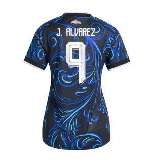 Argentinië Julian Alvarez #9 Uit tenue Dames WK 2026 Korte Mouw Voetbalshirt