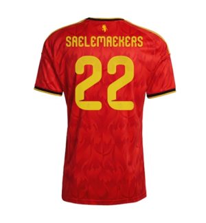 België Alexis Saelemaekers #22 Thuis tenue WK 2026 Korte Mouw Voetbalshirt