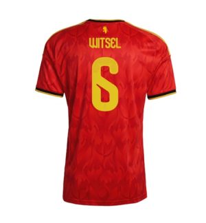 België Axel Witsel #6 Thuis tenue WK 2026 Korte Mouw Voetbalshirt België Axel Witsel #6 Thuis tenue WK 2026 Korte Mouw Voetbalshirt