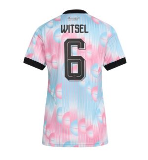 België Axel Witsel #6 Uit tenue Dames WK 2026 Korte Mouw Voetbalshirt België Axel Witsel #6 Uit tenue Dames WK 2026 Korte Mouw Voetbalshirt