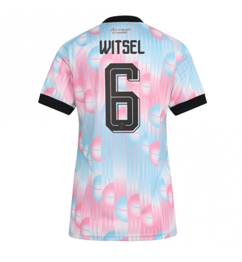 België Axel Witsel #6 Uit tenue Dames WK 2026 Korte Mouw Voetbalshirt België Axel Witsel #6 Uit tenue Dames WK 2026 Korte Mouw Voetbalshirt